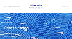 Desktop Screenshot of galerie-vogdt.de
